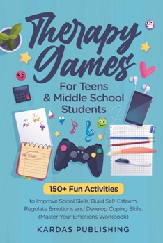 Paperback Therapy Games for Teens & Middle School Students Book
