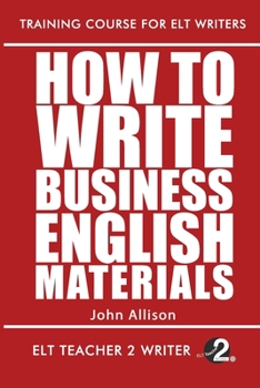 Paperback How To Write Business English Materials Book