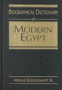 Hardcover Biographical Dictionary of Modern Egypt Book