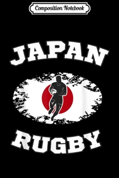 Composition Notebook: Nippon Flag Japon Rugby Team  Journal/Notebook Blank Lined Ruled 6x9 100 Pages