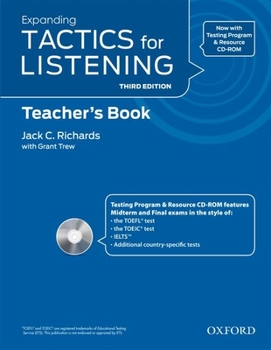 Paperback Expanding Tactics for Listening Third Edition Teachers Resource Book