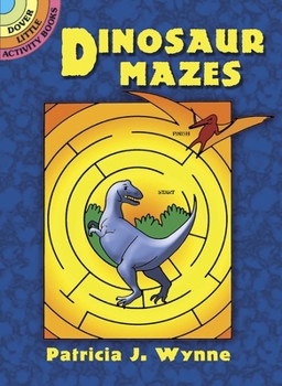 Paperback Dinosaur Mazes Book