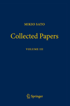 Hardcover Mikio Sato Collected Papers Volume III Book