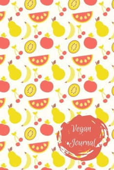 Paperback Vegan Journal: Vegan Themed Day Diary & Planner - My Vegan Task Organizer Book