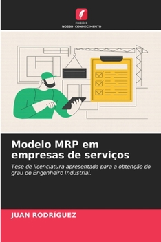 Paperback Modelo MRP em empresas de serviços [Portuguese] Book