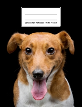 Composition Notebook - Bullet Journal: Jack Russell Terrier | 109 pages 8.5"x11" | Dotted Journal | Grid Notebook | Gift For Kids Teenager Adult Teacher Student | Journal | Dog Lover