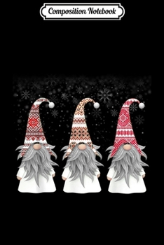 Composition Notebook: Three Nordic Gnomes Winter Christmas Swedish Tomte Elves  Journal/Notebook Blank Lined Ruled 6x9 100 Pages