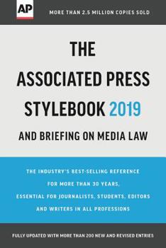 Paperback The Associated Press Stylebook 2019: And Briefing on Media Law Book