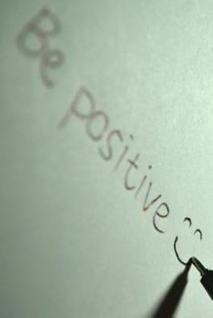 Paperback Be Positive Notebook Book