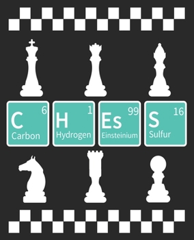CHESS: Player Lover Periodic Table Funny Men Women Composition Notebook 100 Wide Ruled Pages Journal Diary