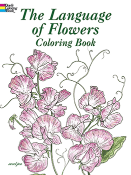 Paperback The Language of Flowers Coloring Book