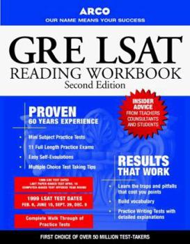 Paperback GRE GMAT LSAT MCAT Reading Comprehension Workbook Book