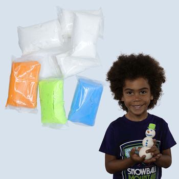 Vbs 2026 Snowball Mountain Challenge Craft Air Clay Snowman (Pkg of 12): Find Your Strength in God