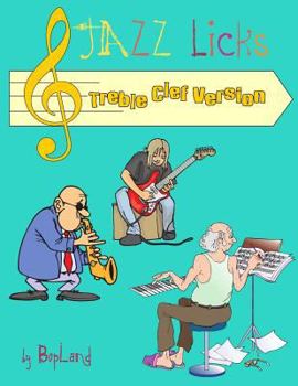 Paperback Jazz Licks: Treble Clef Version Book