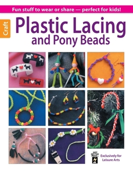 Paperback Plastic Lacing and Pony Beads Book