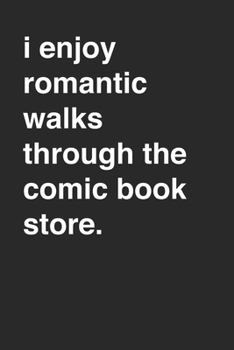 Paperback Comic Book Lovers Funny Minimalist Sarcastic 120 Page Notebook Lined Journal Book