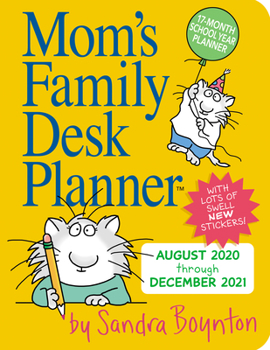 Calendar Mom's Family Desk Planner 2021 Book