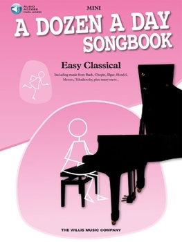 Paperback Mini A Dozen a Day Songbook: Easy Classical Book/Audio Online Book