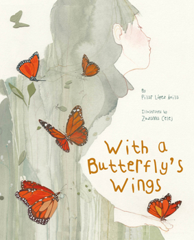 Hardcover With a Butterfly's Wings Book