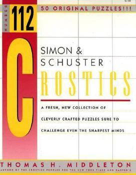 Paperback Simon and Schuster Crostics Book