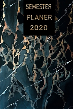 Semester Planer 2020: Semester Planer 2020 / mit Datum und Wochentagen / A5 (German Edition)