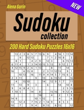 Paperback Sudoku Collection: 200 Hard Sudoku Puzzles 16x16 Book