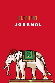 Elephant Journal: Elephant notebook A5 | Lined notebook/journal/logbook
