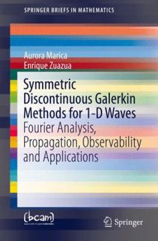 Paperback Symmetric Discontinuous Galerkin Methods for 1-D Waves: Fourier Analysis, Propagation, Observability and Applications Book