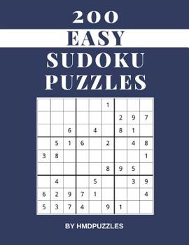 Paperback 200 Easy Sudoku Puzzles: Large Print (Just One Puzzle Per Page) Sudoku Puzzlebook Ideal For Kids Adults and Seniors (All Ages) Book