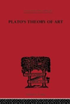 Hardcover Plato's Theory of Art Book