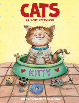 Cats by Gary Patterson 2027 6.5 X 8.5 Engagement Calendar