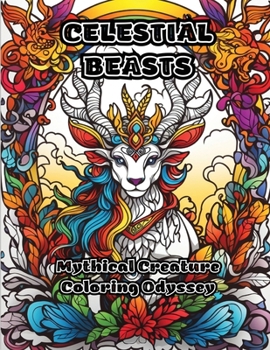 Paperback Celestial Beasts: Mythical Creature Coloring Odyssey Book