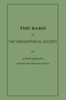 The Basis of the Theosophical Society