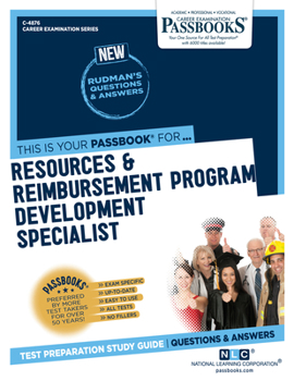 Paperback Resources & Reimbursement Program Development Specialist (C-4876): Passbooks Study Guide Volume 4876 Book