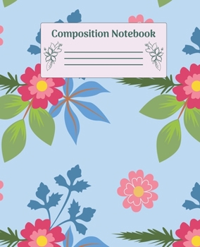 Paperback Composition Notebook: Wide Ruled Notebooks Paper - Composition Notebook (Diary, Journal) 7.5x9.25in 110 Pages Wide Ruled Notebooks Paper Book