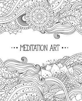 Paperback Meditation Art Adult Coloring Book