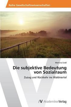 Paperback Die subjektive Bedeutung von Sozialraum [German] Book