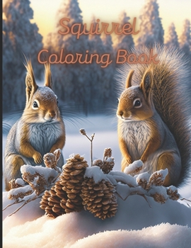 Paperback Squirrel Coloring Book: A painting fun for children and adults Book