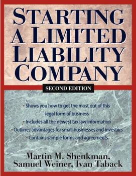 Paperback Starting a Limited Liability Company Book