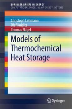 Paperback Models of Thermochemical Heat Storage Book