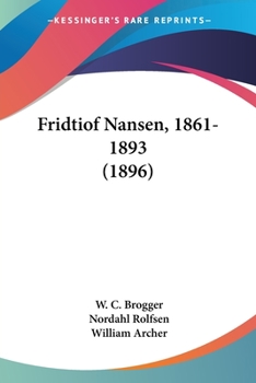 Paperback Fridtiof Nansen, 1861-1893 (1896) Book