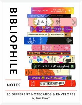 Cards Bibliophile Notes: 20 Different Notecards & Envelopes (Notecards for Book Lovers, Illustrated Notecards, Stationery) [With Envelope] Book