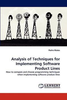 Paperback Analysis of Techniques for Implementing Software Product Lines Book