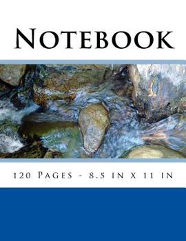 Paperback 8.5 X 11 Notebook - Blue Book