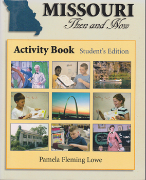 Paperback Missouri Then and Now Activity Book (Student) Book