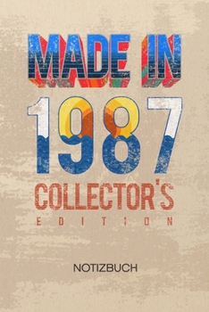 NOTIZBUCH A5 Dotted: 87er Baujahr Notizheft GEPUNKTET 120 Seiten - Geburtsjahr Notizblock 1987 Geboren Skizzenbuch - Geburtstagswünsche Geschenk für ... Geburtstagsgast Veranstalter (German Edition)