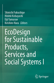 Paperback EcoDesign for Sustainable Products, Services and Social Systems I Book