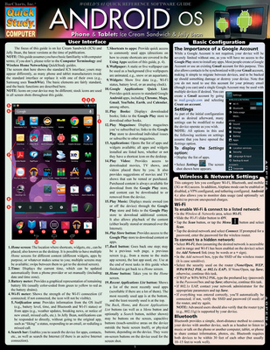 Cards Android Os-Phone & Tablet (Quick Study Academic) Book
