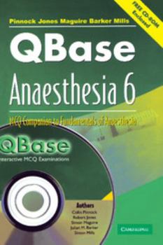Paperback Qbase Anaesthesia : Volume 6, McQ Companion to Fundamentals of Anaesthesia [With CDROM] Book