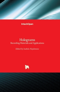 Hardcover Holograms: Recording Materials and Applications Book